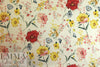 Italian cotton sateen stretch woven - flower shower 1.5 yds