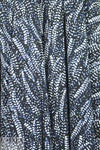 NY designer vertical stretch leafy graphic cotton woven
