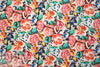 NY designer flower sketch cotton stretch shirting