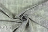 NY designer glen plaid printed cotton woven 1.625 yd