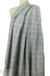 NY designer glen plaid printed cotton woven 1 yard