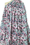 Italian 'photo floral' design cotton stretch twill 1.625 yd
