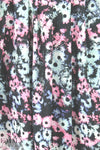 Italian 'photo floral' design cotton stretch twill 1.5 yd