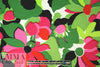 famous designer silk/cotton floral stretch woven