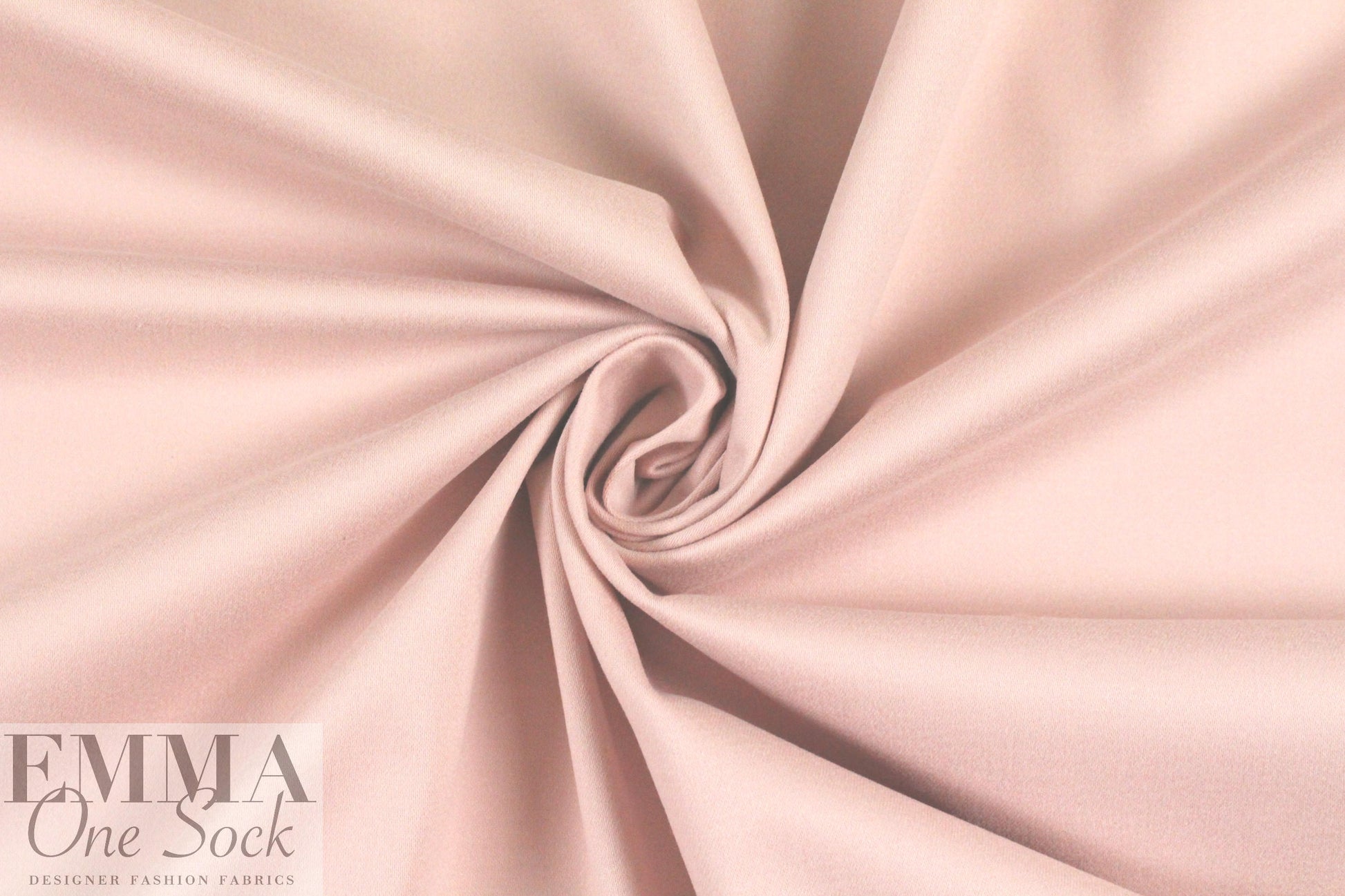 'Victoria' cotton sateen stretch woven - pink blush 1.75 yd