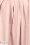 'Victoria' cotton sateen stretch woven - pink blush 2.5 yd