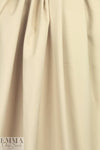 'Victoria' cotton sateen stretch woven - beige