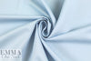 'Victoria' cotton sateen stretch woven - powder blue 3 yds