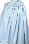'Victoria' cotton sateen stretch woven - powder blue 3 yds