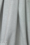 CA designer organic cotton striped shirting - gray/white 1 yard