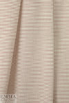 Italian all cotton yarn-dye stripe 2 - terra/beige  2 yd