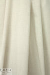Italian cotton striped shirting - beige/black/white