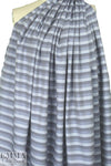 French denim stripe yarn-dyed cotton shirting