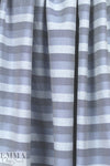 French denim stripe yarn-dyed cotton shirting