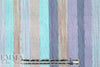 NY designer cotton/viscose striped organza - blues