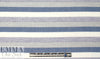 Japanese yarn-dye reversible stripe cotton - blue