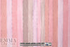 NY designer cotton/viscose striped organza - coral 1.125 yds