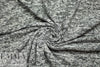 Italian salt-pepper tweedy cotton sweater knit 1.75 yd