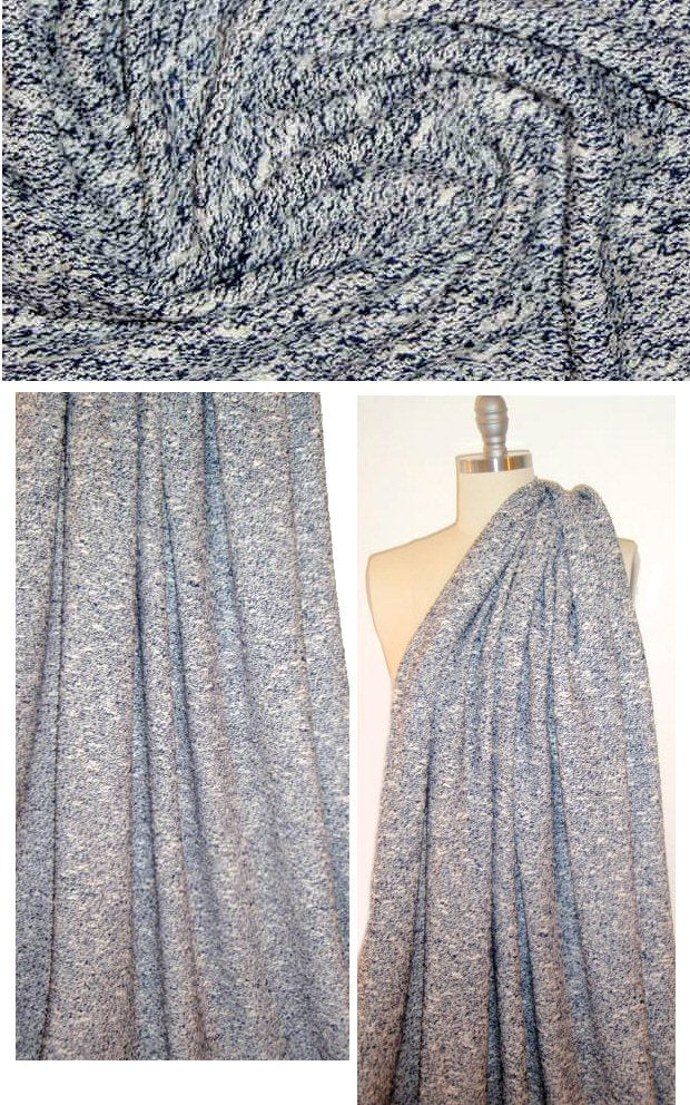 Rebecca Tayl0r midnight/off white sweater knit