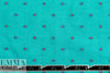 Swiss turquoise with pink cotton swiss dot