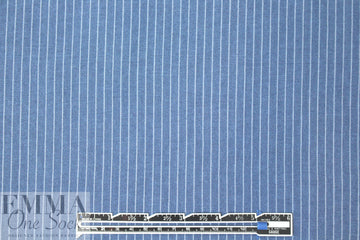 cotton/tencel lightweight denim woven stripe 1.375 yd