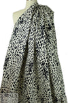 Italian stylized animal print cotton twill 1 yard