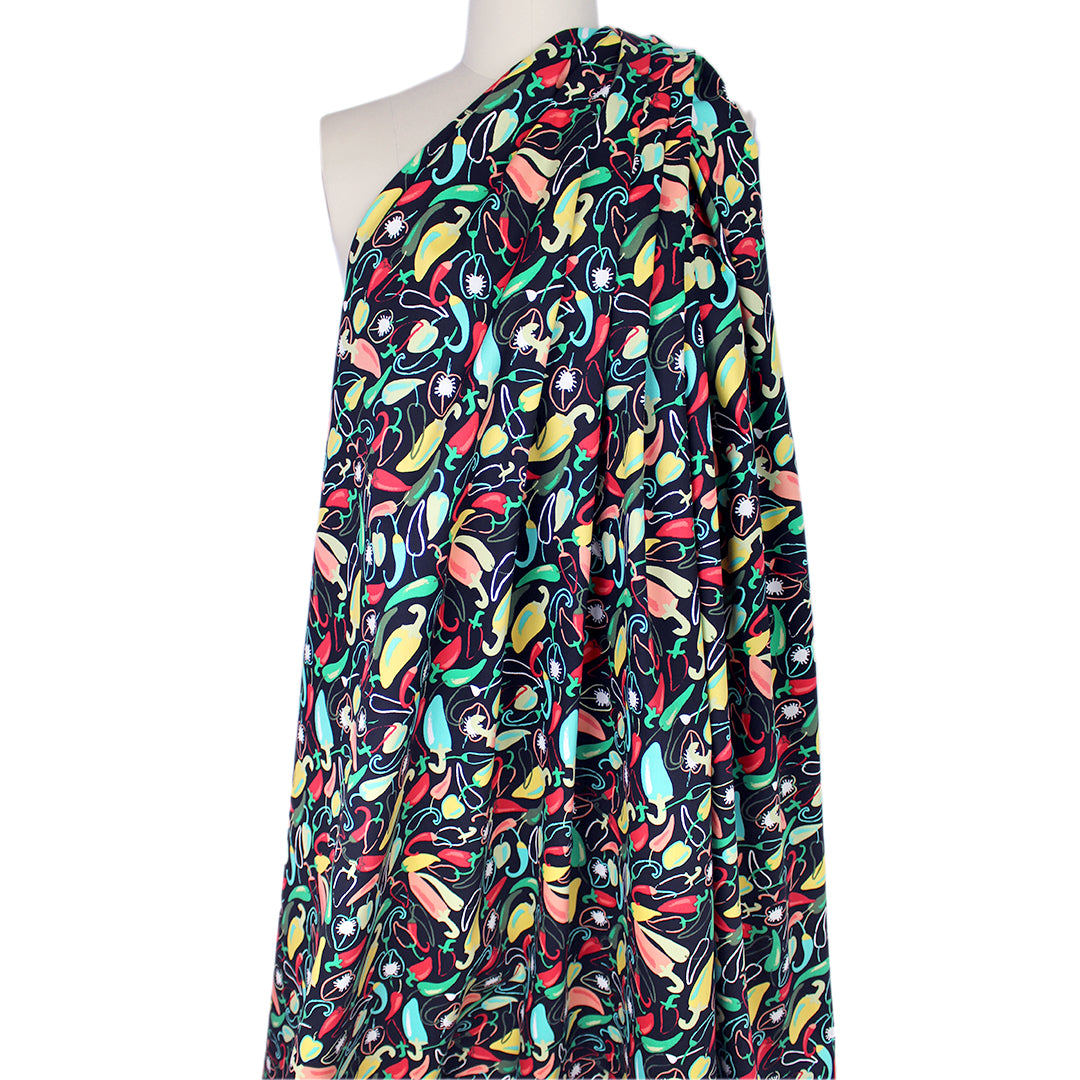'pepper fiesta' printed cotton twill 1 yard