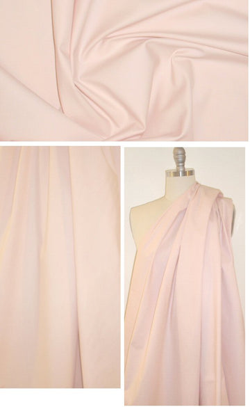 Italian cotton stretch twill - peach blush .75 yds