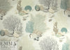Italian 'coral reef' design cotton stretch twill