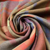 Italian super soft yarn-dye plaid cotton flannel - grenadine/chestnut .75 yds