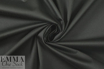 'Isabella' cotton twill stretch woven - black 2 yd