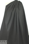 'Isabella' cotton twill stretch woven - black