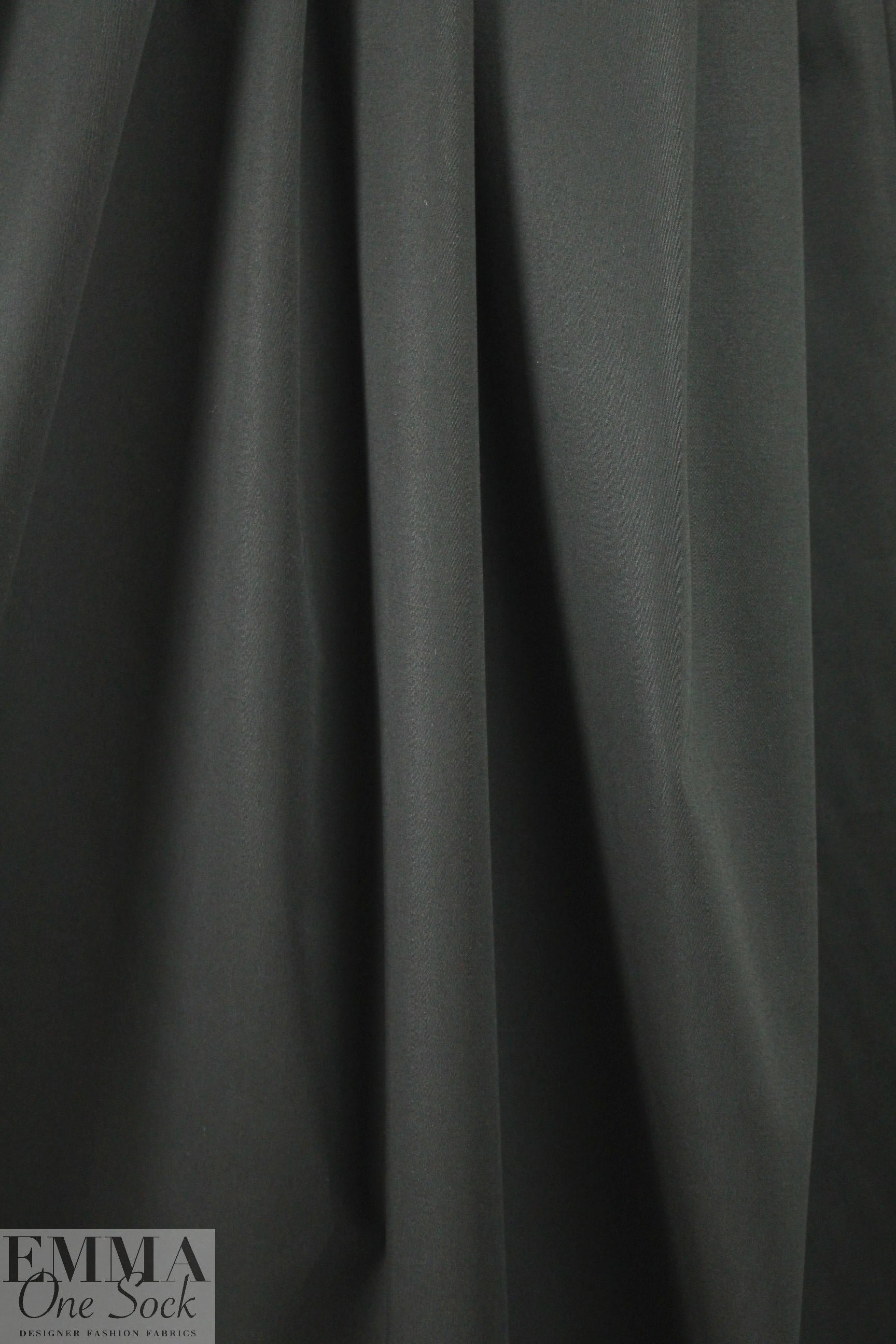 'Isabella' cotton twill stretch woven - black 2 yd