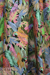 NY designer digital garden paradise cotton woven