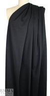 NY designer cotton/spandex heavy stretch twill - black .75 yds