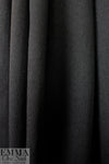 NY designer cotton/spandex heavy stretch twill - black 2 yds