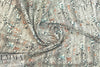 Italian pixel graphic cotton stretch twill