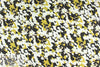Italian 'hand-painted' paint brush abstract 'waxed' cotton