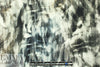 Italian layered abstract cotton stretch twill