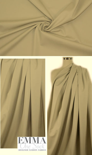 designer cotton twill - camel 2.5 yds