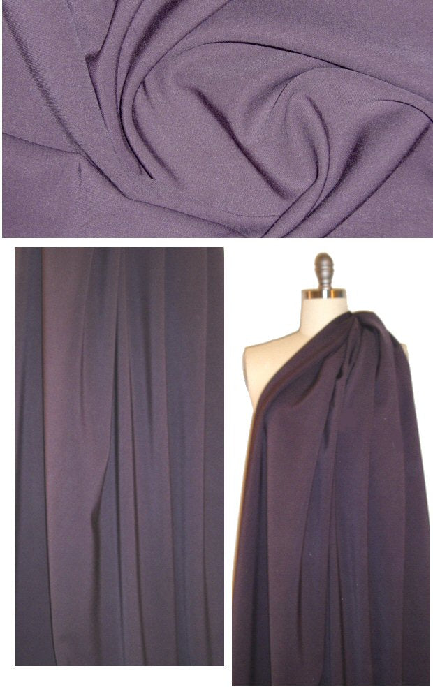 Tamara Me11on cotton/viscose double twill - plum