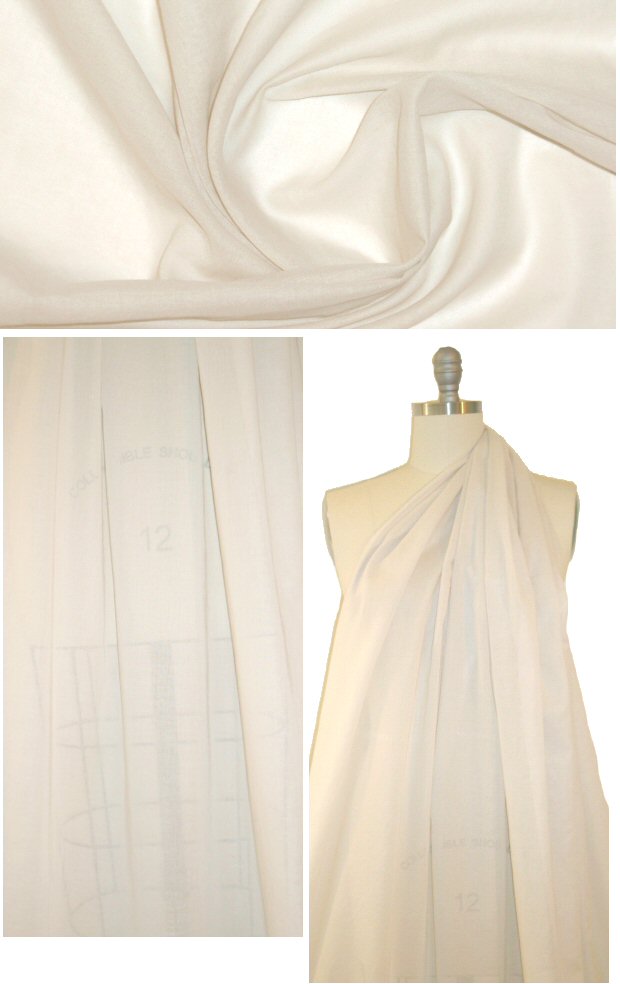 Japanese cotton voile - antique ivory