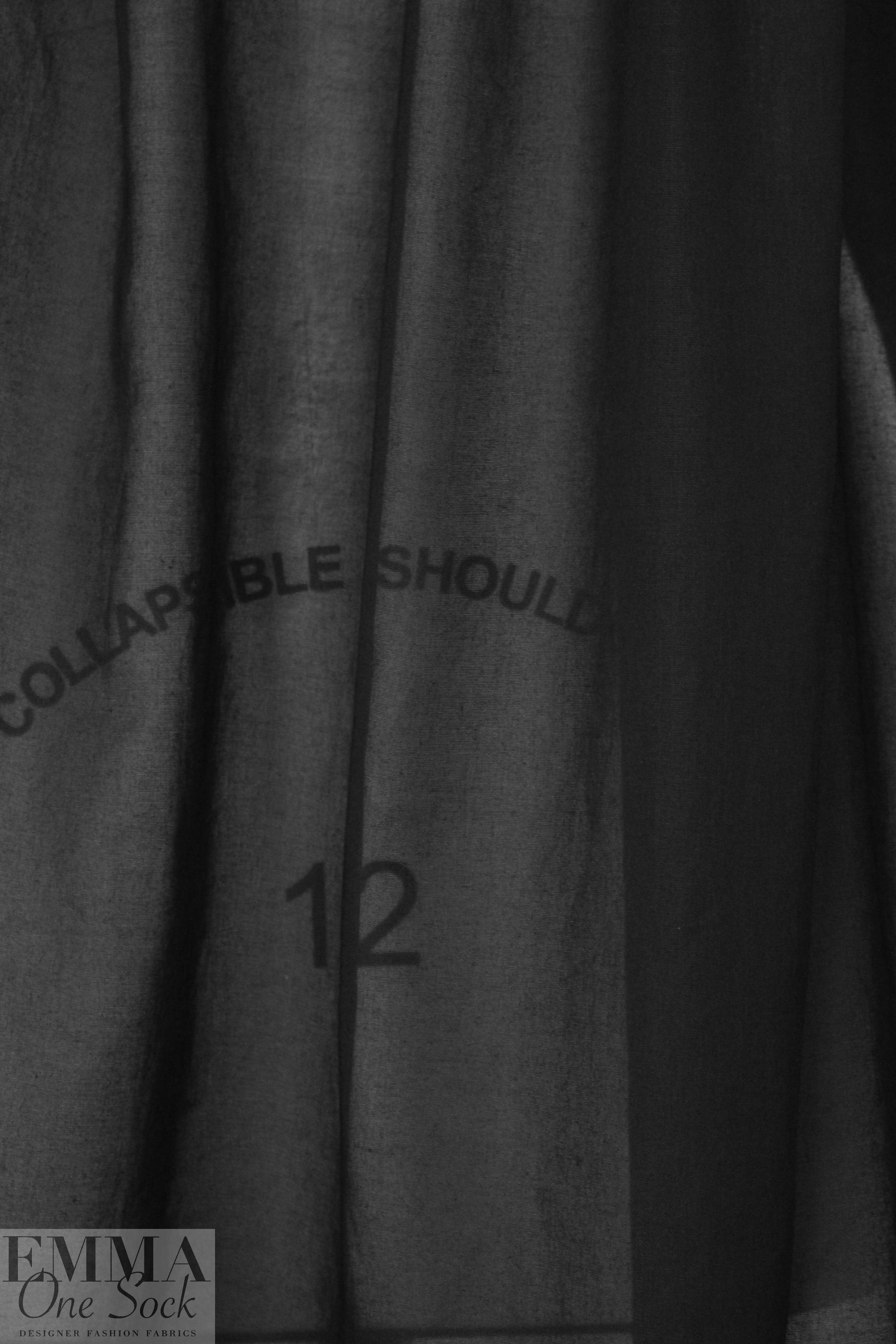 Japanese cotton voile - black