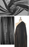 Japanese cotton voile - black 1.875 yd