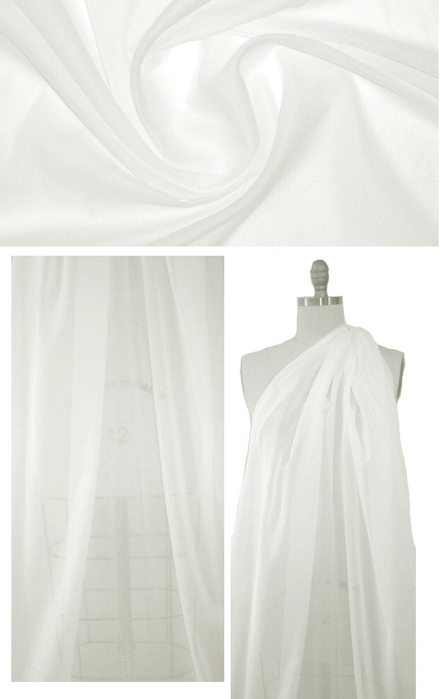 Japanese cotton voile - light ivory 1.33 yds