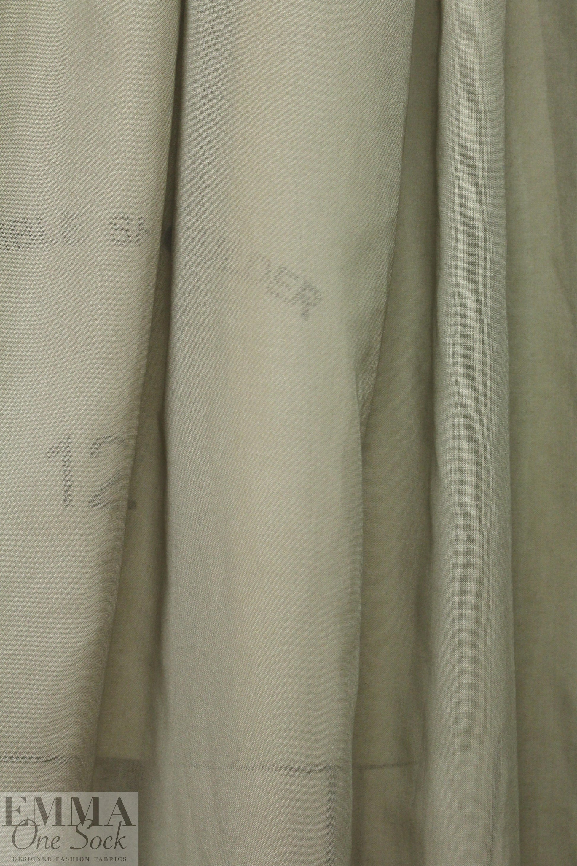 Japanese cotton voile - dark taupe 1.5 yd