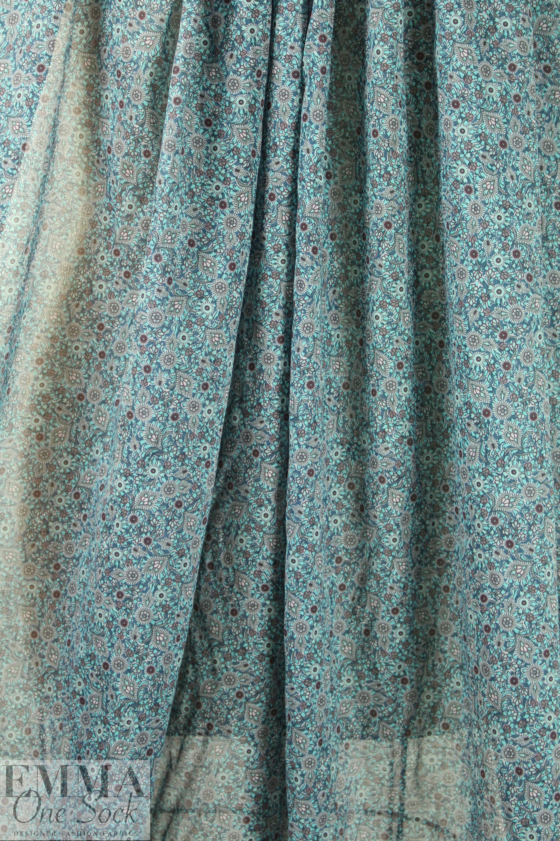 French Liberty-esque little flowers cotton voile