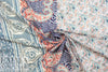 French bordered decorative paisley cotton voile