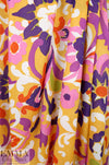 JCrew semi-sheer cotton voile - artful blooms 1.5 yds