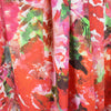 Italian top designer 'rosy romance' floral cotton voile 2 yd